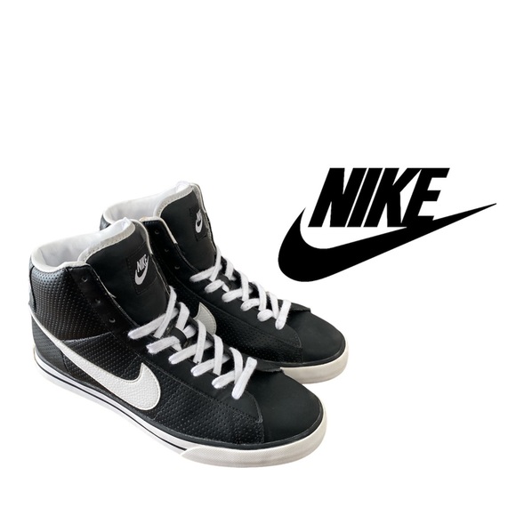Nike Other - NIKE Rare Vintage Blazers | Black & White | Men’s 9.5 | Leather
